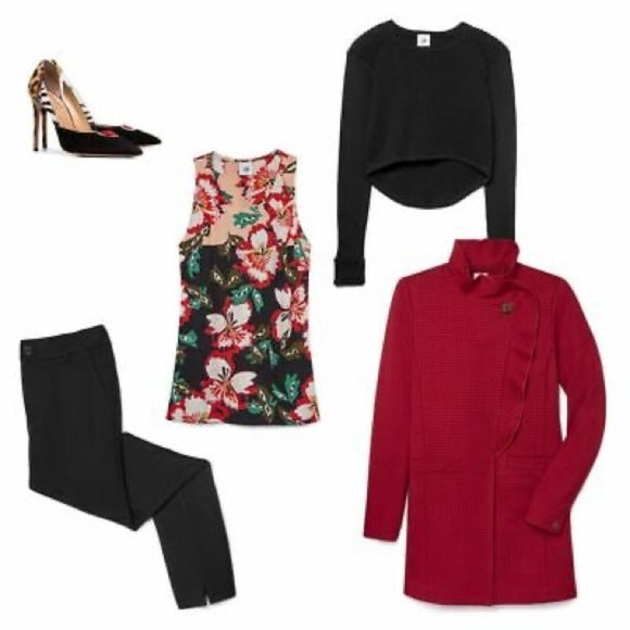 Cabi Hibiscus Floral Sleeveless Blouse #55… - Picture 4 of 10